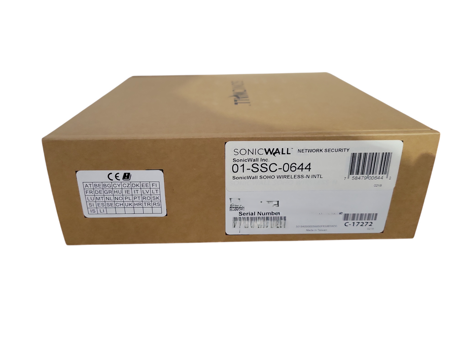 SonicWall Dell Soho W with Power Adapter APL41-0BA Firewall Router Applianc !