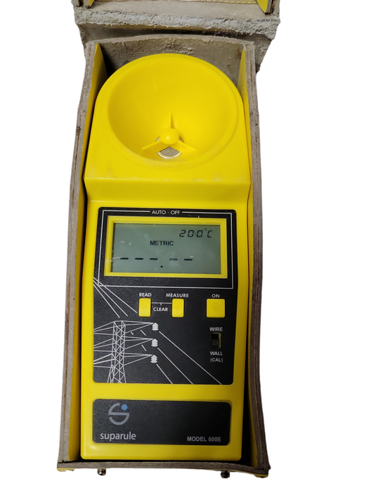 Suparule 600E Power cable height meter with Case, READ _