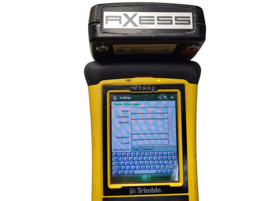 TRIMBLE NOMAD Data controller /w Axess AX500 HH  $