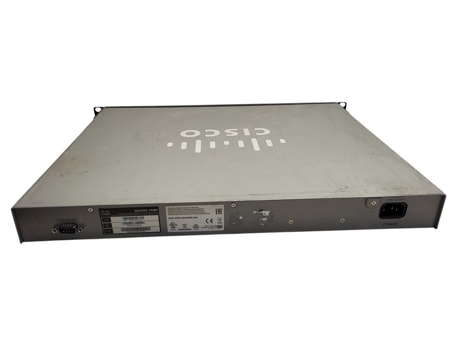 CISCO SG500X-48MP-K9 48 Port 6 SFPs 10GbePoE Stackable Managed Switch READ $