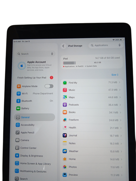 Apple iPad 9th Gen - 64GB - Space Gray [A2602]