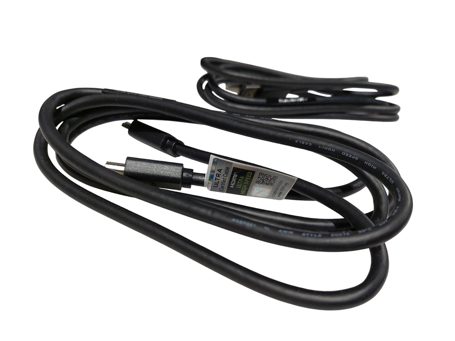 New Cable Bundle of 4 Cables , Cat6 , HDMI Ultra Speed , USB C Type , Power =