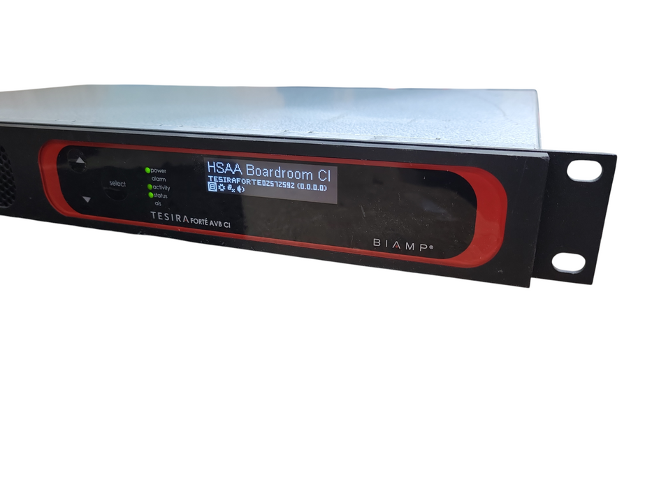 Biamp Tesira Forte AVB CI Digital Audio Processor *READ* !