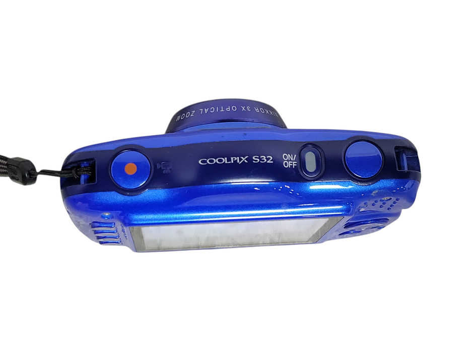 Nikon Coolpix S32 Waterproof 10m/33ft Digital Camera _
