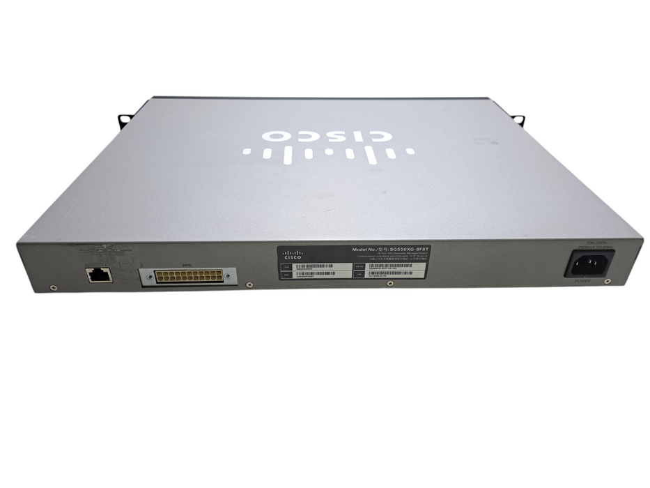 Cisco SG550XG-8F8T-K9 V02 | 16-Port 10-Gigabit Stackable Managed Switch )