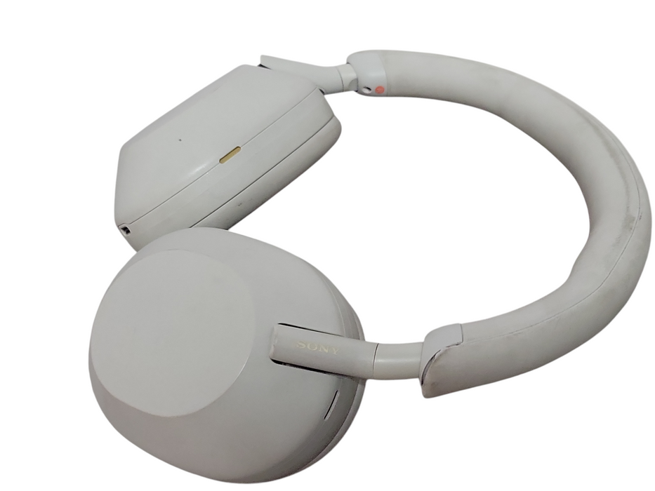 Sony WH-1000XM5 Wireless Noise Canceling Bluetooth Headphones Beige, READ _