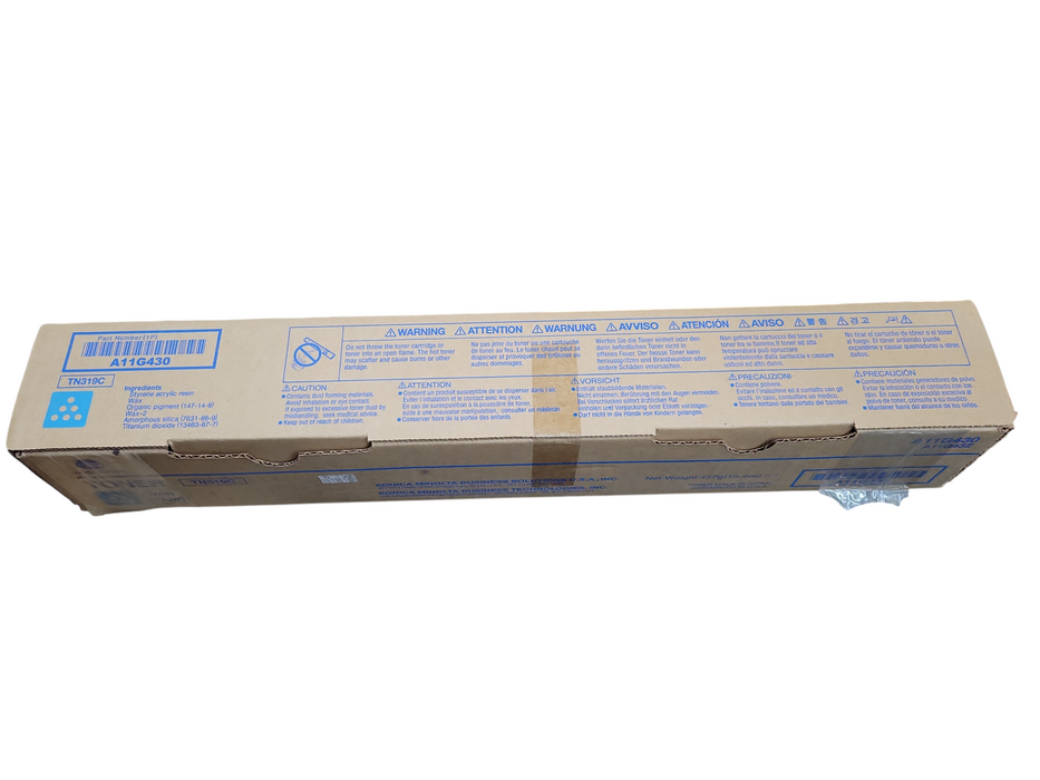 KONICA MINOLTA TN319C (A11G430) GENUINE CYAN TONER !