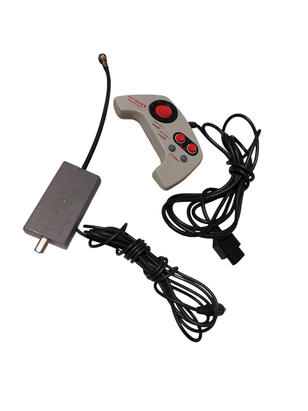 Nintendo OEM Bundle of RF Switch & NES MAX Controller Model: NES