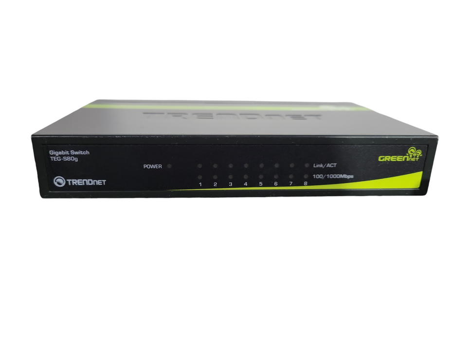 TRENDnet GREENnet TEG-S80G 8-Port Unmanaged Gigabit Ethernet Switch !