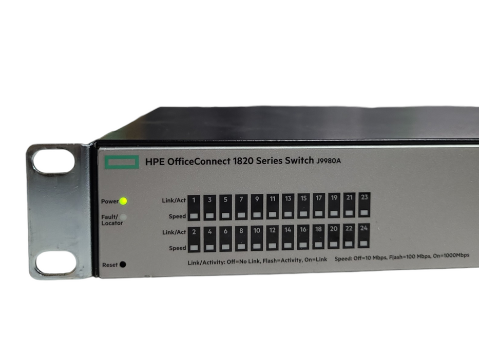 HPE OfficeConnect 1820-24G 24-port Gigabit Ethernet Switch J9980A !