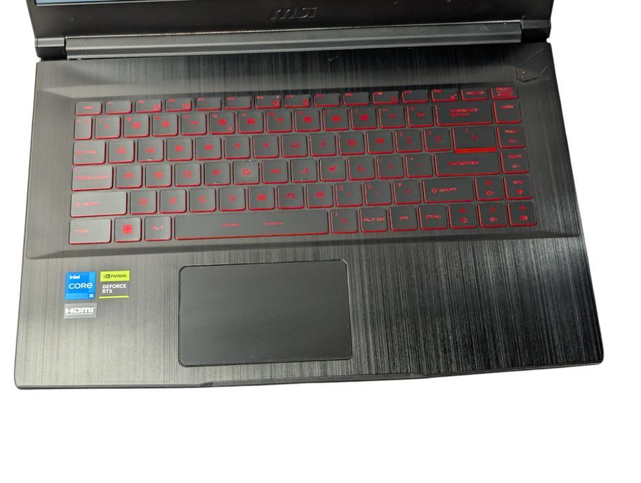 MSI Thin GF63 12UDX Intel Core i5-12450H 16GB RAM 512GB NVMe SSD  - Lap200