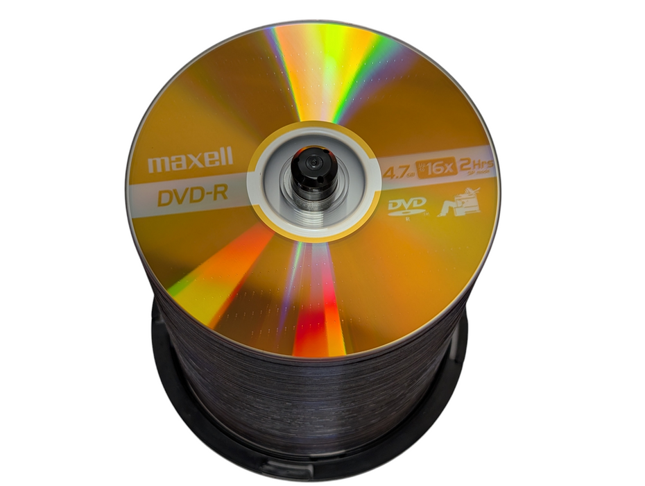 NEW BLANK DVDs 4.7GB Maxell DVD-R Whole Stack Approx. 80 pcs. -