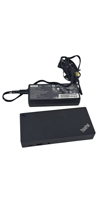 Lenovo ThinkPad USB-C Dock Gen 2 LDC-G2 40AS W/ Power Adapter Q