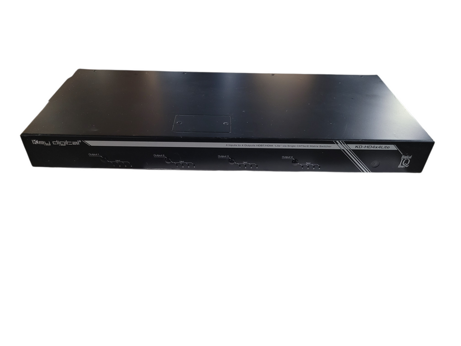 Key Digital Digital IQ Series KD‑HD4x4Lite HDBaseT/HDMI Matrix Switcher