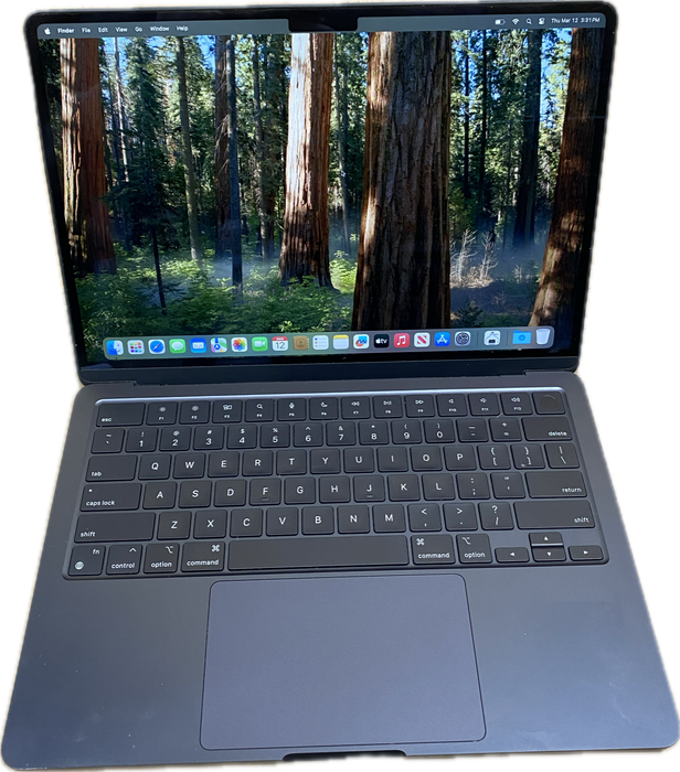 Apple MacBook Air 13 M2  2022 Midnight 8GB RAM 256GB SSD No Power Adapter