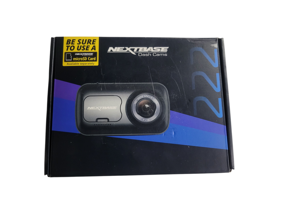 Nextbase 222 Dash Cam Full 1080p/30fps HD Recording DVR Camera, NBDVR222