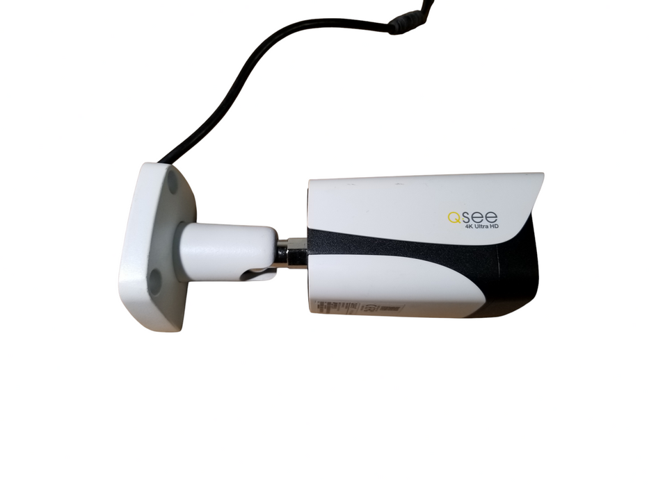 QSee IP 4K Ultra HD Wired POE Security Camera QCN8093B-N (Good Condition) UNTESTED