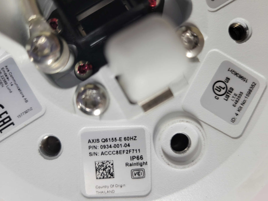 Axis Q6155-E 60Hz PTZ Dome Network Camera 0934-001-04, 128GB Storage _