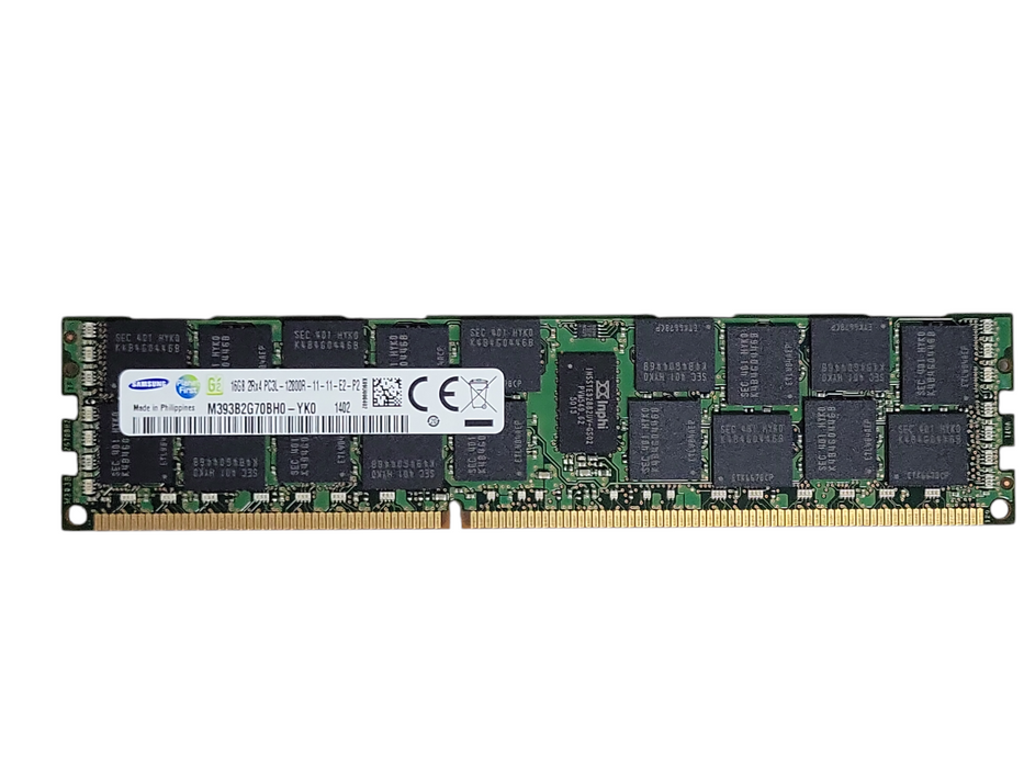 Samsung 16GB 2Rx4 PC3L-12800R DDR3 1600MHz ECC RDIMM Memory Q_