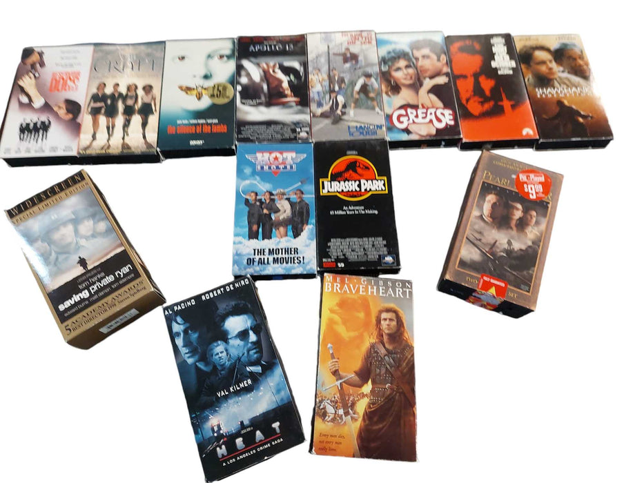 Bundle of 14 Movies VHS Collection  =