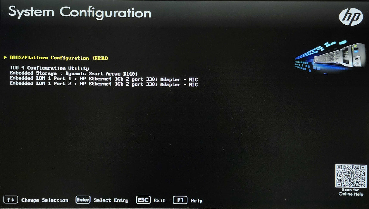 HP ML110 Gen9, Xeon E5-2620 v3, 32GB DDR4, B140i, No HDD