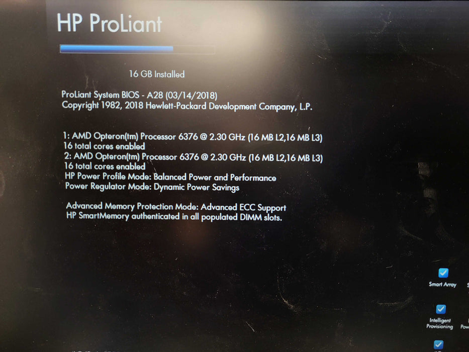 HP ProLiant DL385p Gen8 2.5" 2x Opteron 6376 16GB DDR3 P420i 2x750W PSU $
