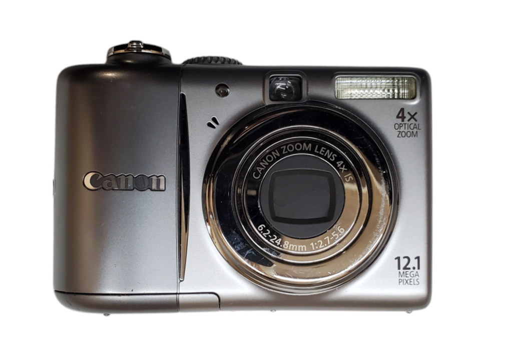 Canon PowerShot A1100 IS 12.1MP Digital Camera - Silver