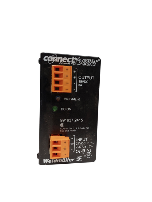 Connect Power Weidmuller 991937 2415 Power Supply 24VDC 2.37Amp  Q=