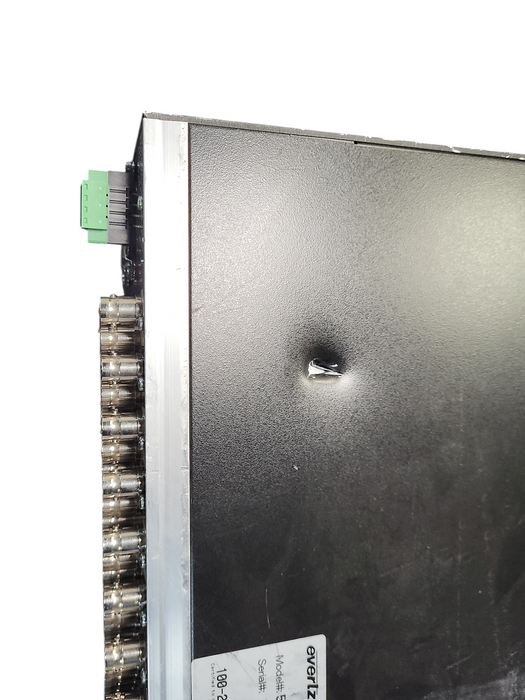 Evertz 500FR Exponent High Density Distribution Frame w/ 9x 500DA2Q, 1x 500FC  $