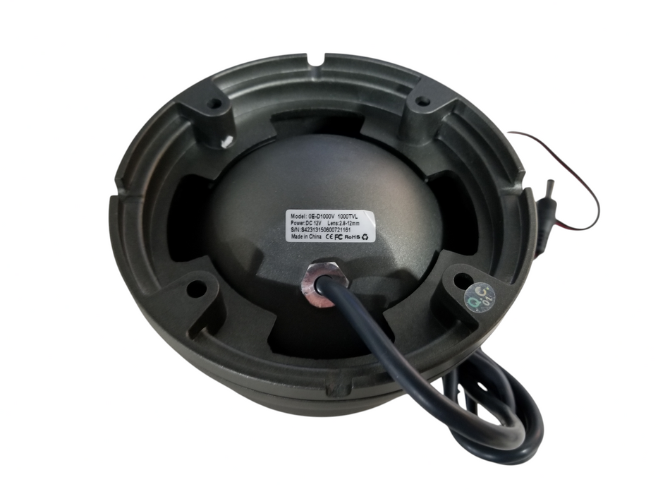 W Box 0E-D1000VW 960H IR Vandal Dome Camera 1.8-12 /12VDC / IP66