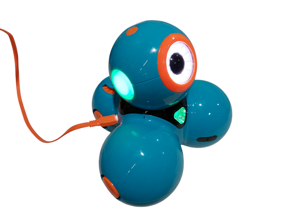 Bundle of 8 Wonder Workshop Dash Blue Coding Interactive Robot DA03  =