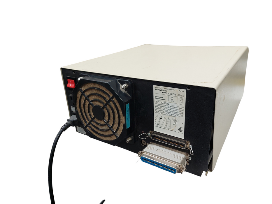 The Bernoulli Box Vintage 20+20 8" Drive 20MB Model: A220H APLS =