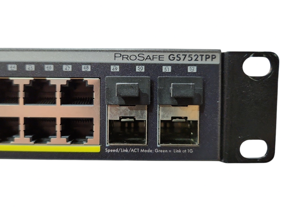 Netgear GS752TPP 48-Port Gigabit PoE + Smart Managed Pro Switch w/ 4 SFP