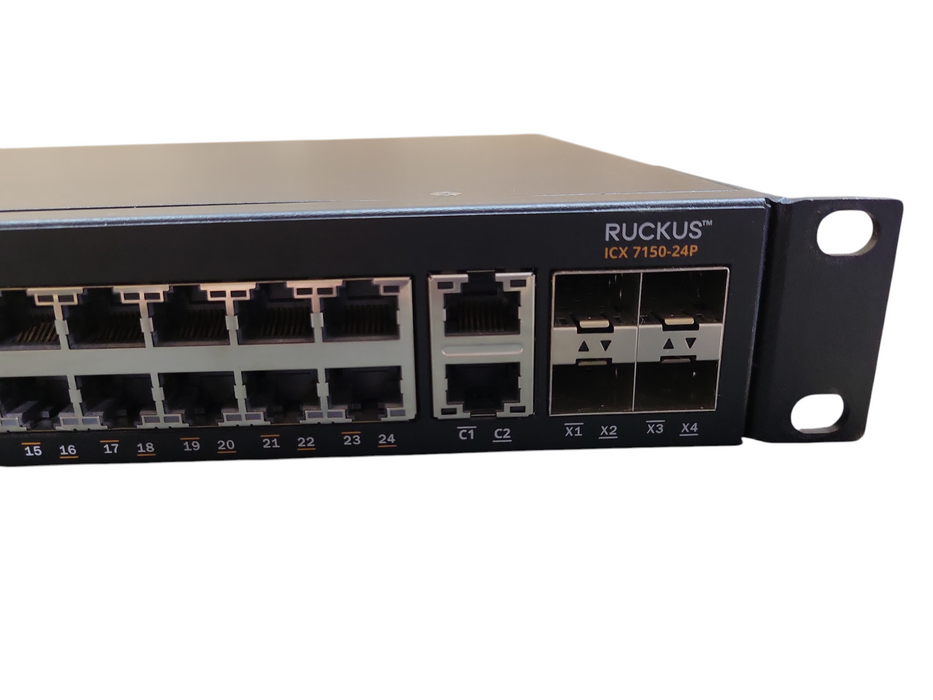 Ruckus ICX7150-24P-4X1G 24-Port Gigabit Ethernet Switch READ !