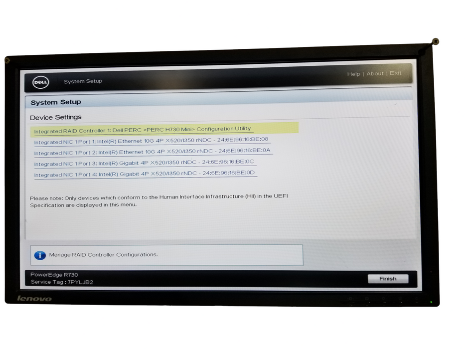 DELL PowerEdge R730 2x Xeon E5-2695v3 @2.30GHz 32GB DDR4 H730-Mini 2x1100W