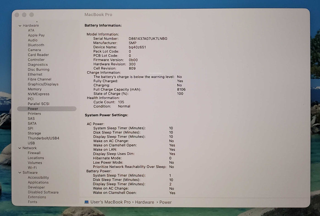 Apple Macbook Pro 2019 | A2131 | I7-9750H 2.6GHz | 16GB 512GB SSD