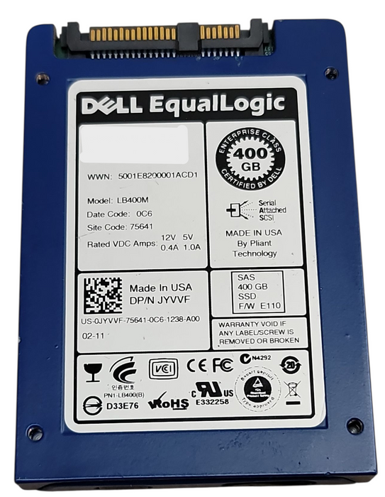 400GB SAS 2.5 15mm Dell Enterprise Plus SSD - LB400M  Q+