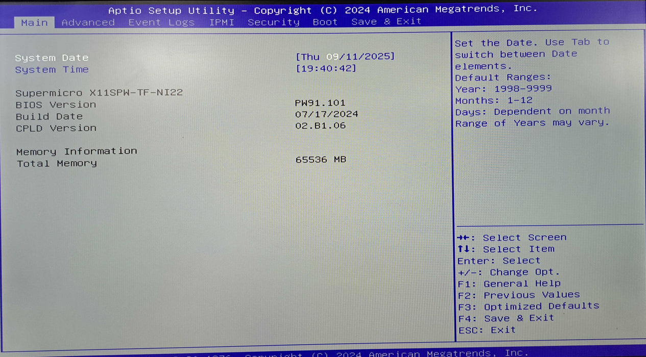 Nutanix/Supermicro X11SPW-TF-NI22 1U | 1x Xeon Silver 4116 CPU, 64GB DDR4