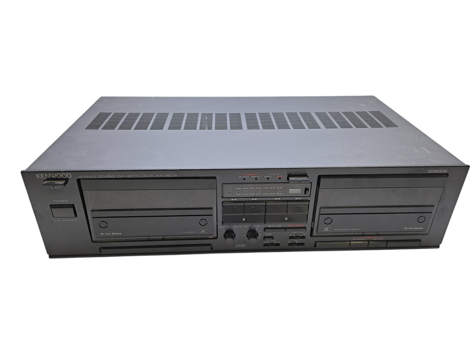 Kenwood KX-78CW Dual Cassette Deck w/Dubbing and Auto-Reverse *READ*