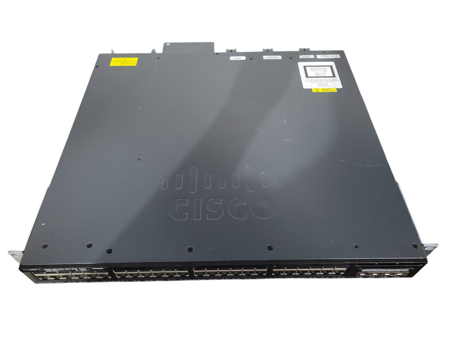 Cisco WS-C3650-48PS-E V02 | 48-Port Gigabit PoE+ Switch w/ 4x 1G SFP !