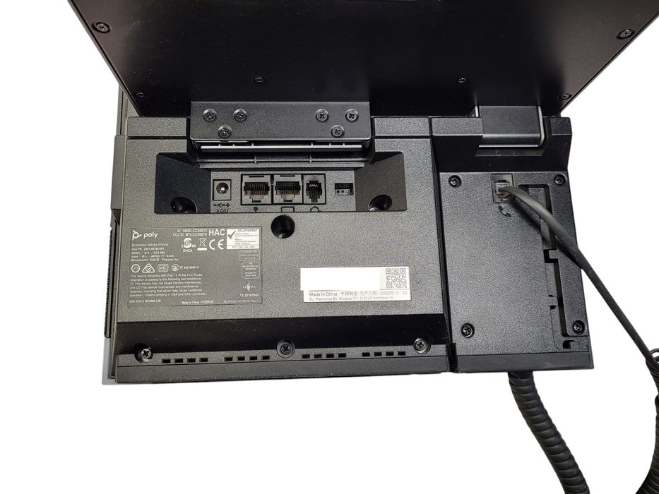 Polycom CCX 600 VoIP PoE USB-C Microsoft Teams Business Media Phone Han $