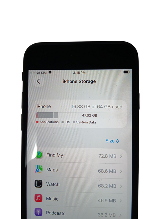 Apple iPhone SE 2 - 64GB - Black [A2275] Q