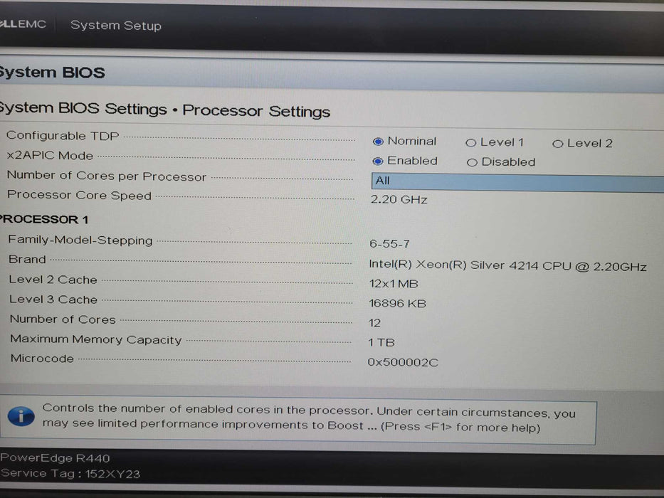 Dell R440 1U 8x 2.5" | Xeon Silver 4214 @2.20GHz, 32GB DDR4, H730P !