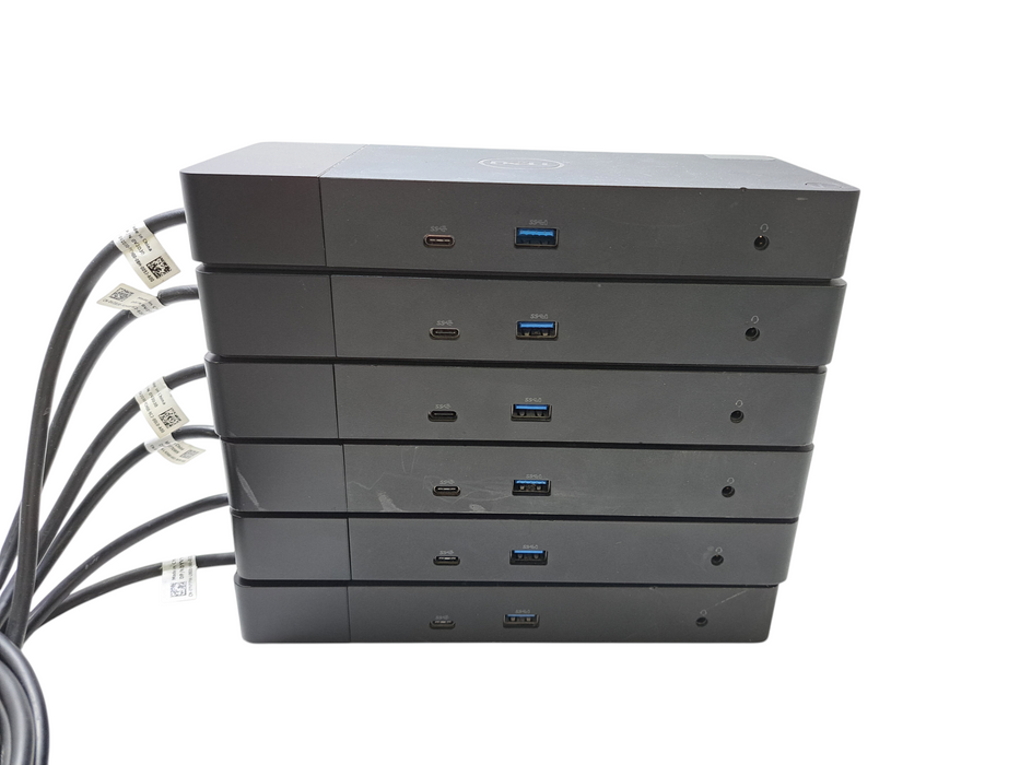 Lot of 6x Dell WD19 K20A USB-C Docking Station HDMI Dual DisplayPort LAN )