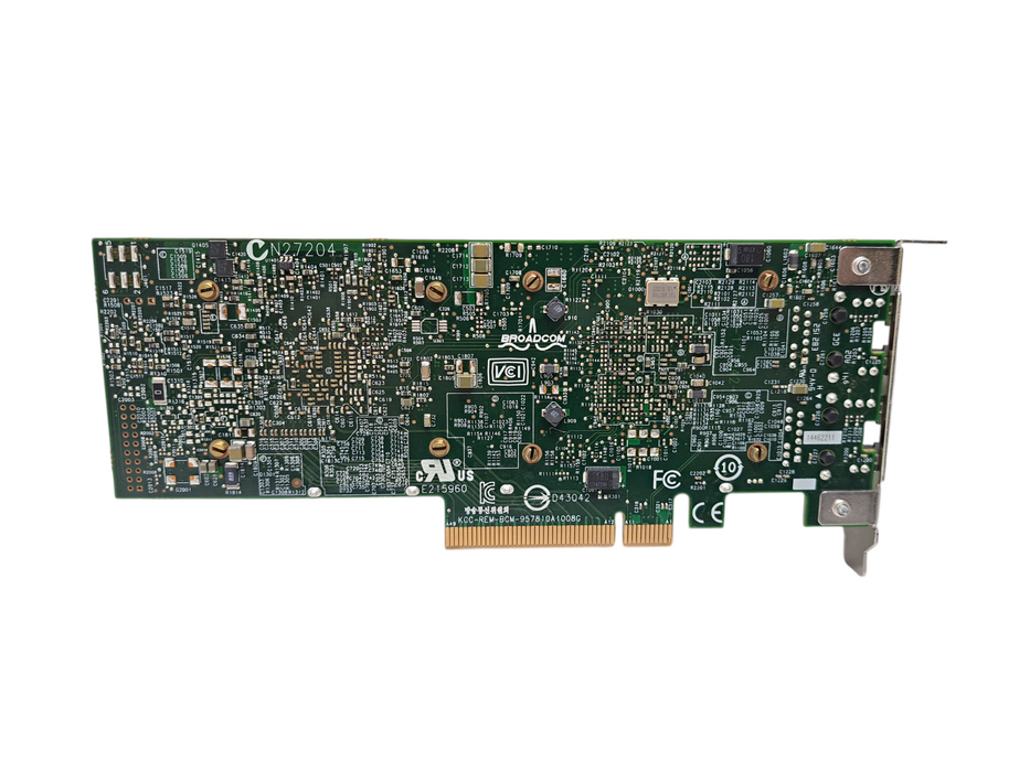 Dell 0HN10N Broadcom Dual Port 10G-BaseT PCI-Express LP Adapter Card )