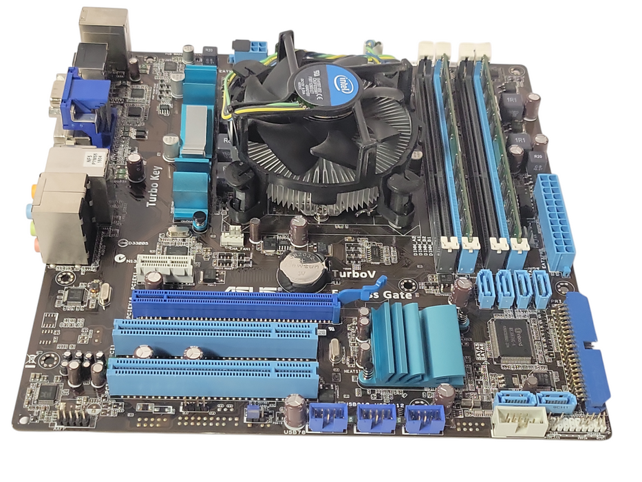 Asus P7H55-M PRO LGA 1156 Motherboard w/ Core I3-550 3.2GHz CPU, 4GB RAM, SEE _