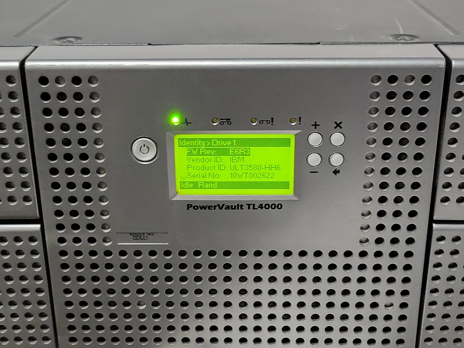 Dell PowerVault TL4000 48-Bay 2x LTO6 FC 8Gb 2x PSU Tape Library _