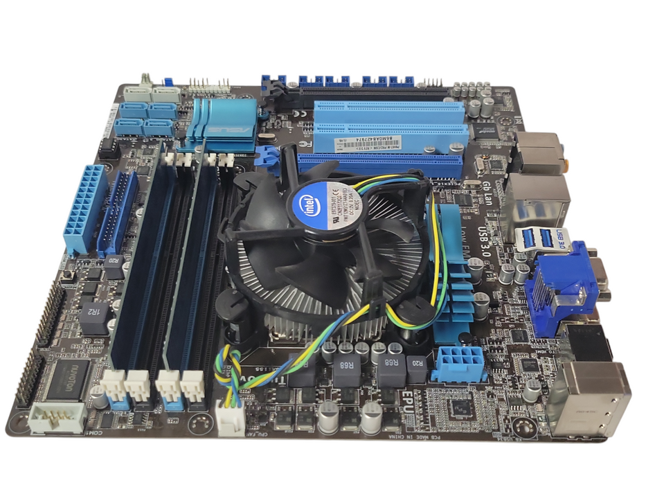 ASUS P8H67-M PRO Motherboard w/ Core i3-2100, 4GB RAM, I/O Shield _