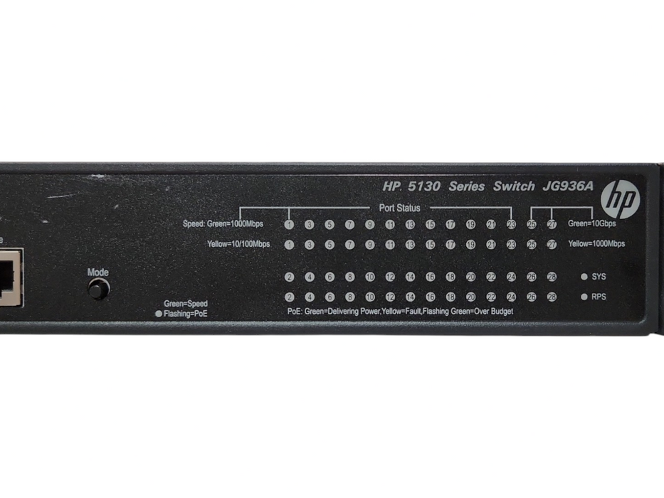 HPE JG936A 5130-24G-PoE+-4SFP+ (370W) Ei Switch