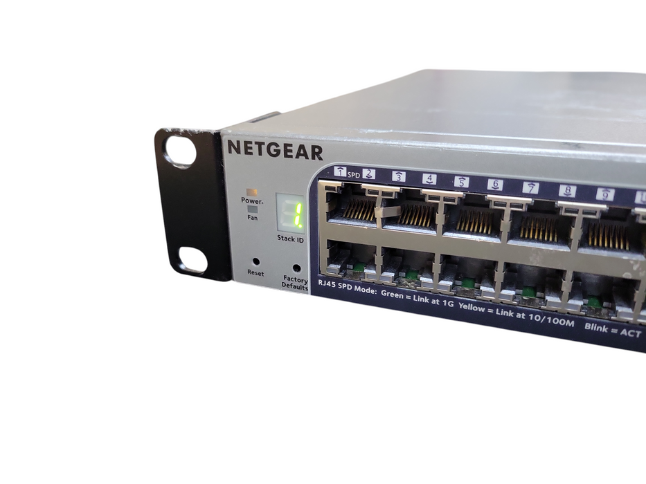Netgear ProSAFE GS752TX S3300-52X-POE 48P Gigabit 2 T/SFP 10G Network Switc !